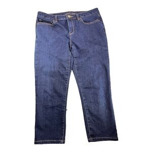 Michael Kors Crop Jeans Women’s Size 8 Blue  Cotton Stretch boho comfort